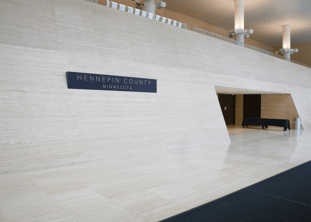 Lobby of Hennepin County meeting space