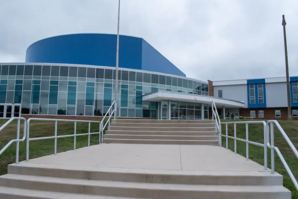 Hastings high school theater with innovox loudspeakers