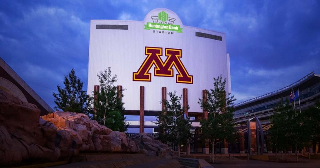stadium sign