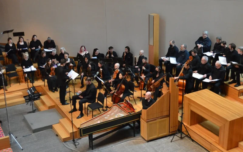 St Peters Church New York with orchestra and custom built Innovox loudspeakers