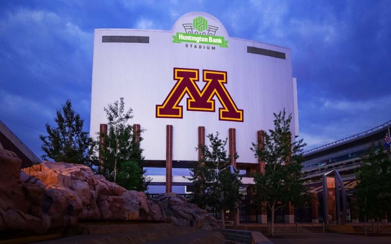 stadium sign